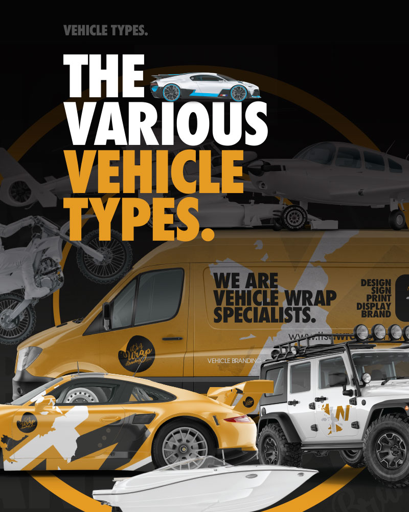 Vehicle types we brand